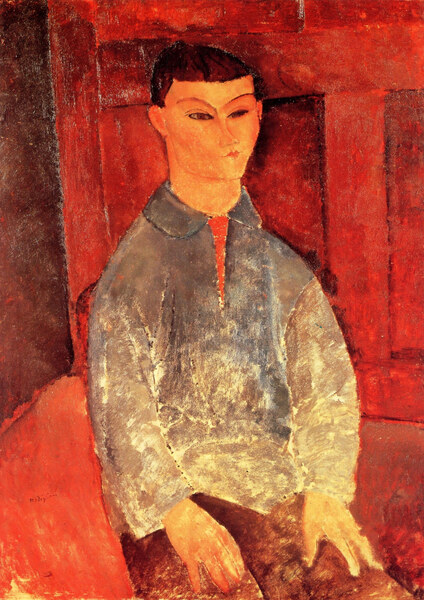 Modigliani - Portrait of Moise Kisling -3- by Modigliani